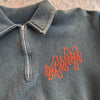 1940’s/50’s Oklahoma A&M Flock Print Quarter Zip Sweatshirt