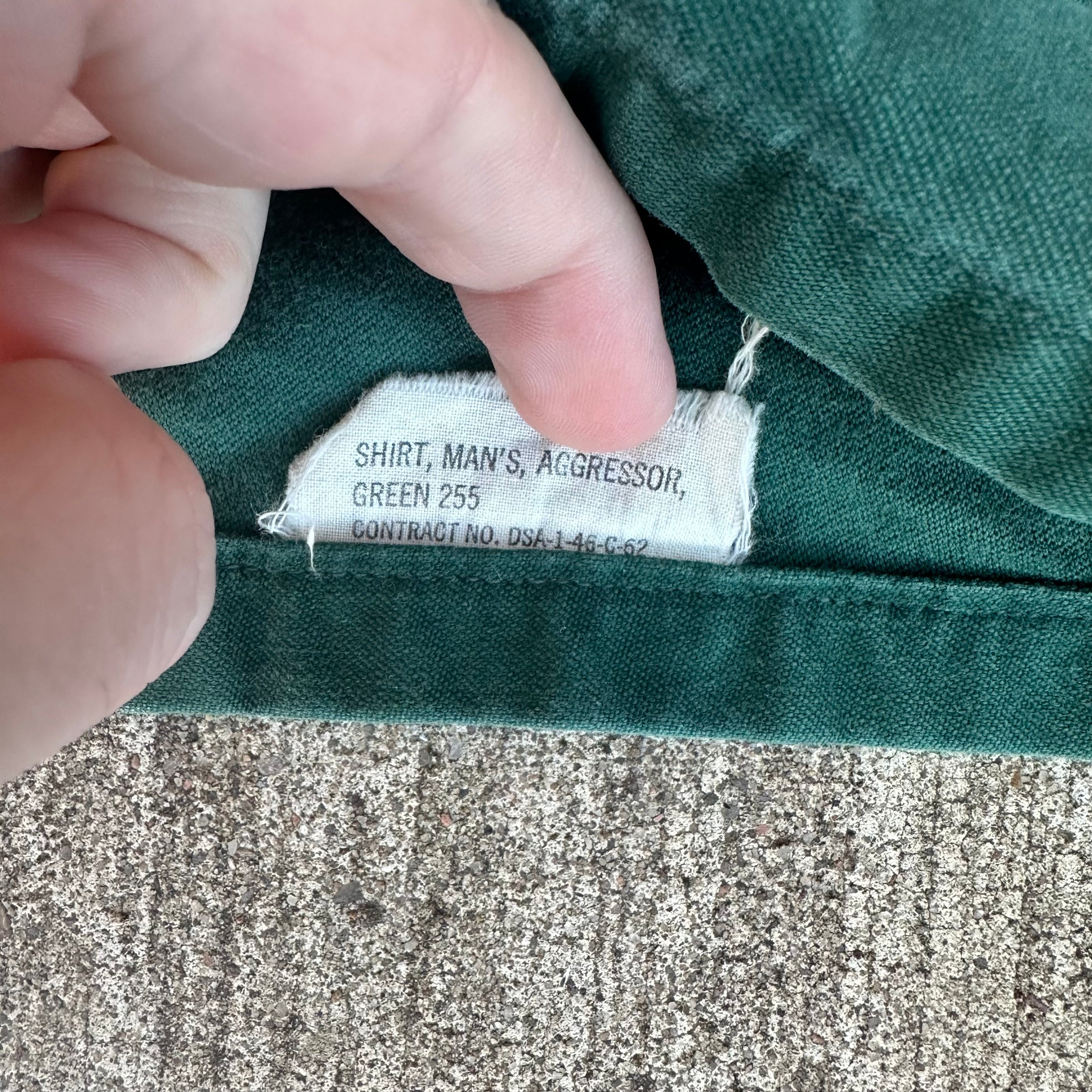 1960’s US Army Aggressor Shade 255 Pullover Shirt Medium