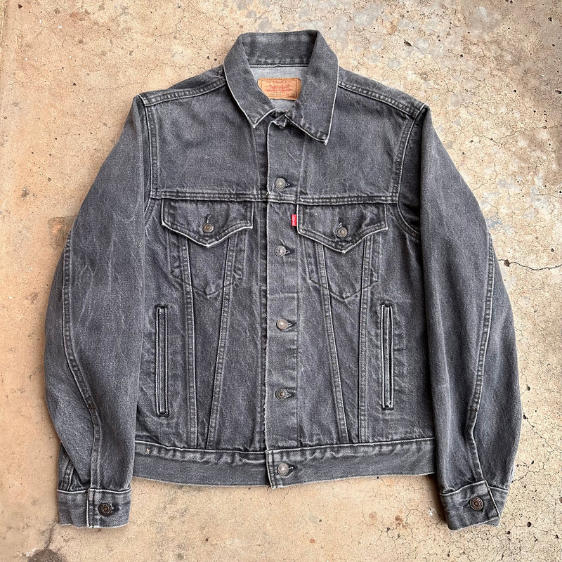 1980’s Black Levi’s Denim Jacket Size 38R