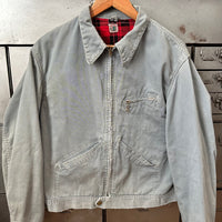 1950’s/60’s Duck Head Plaid Cotton Lined Work Jacket Large