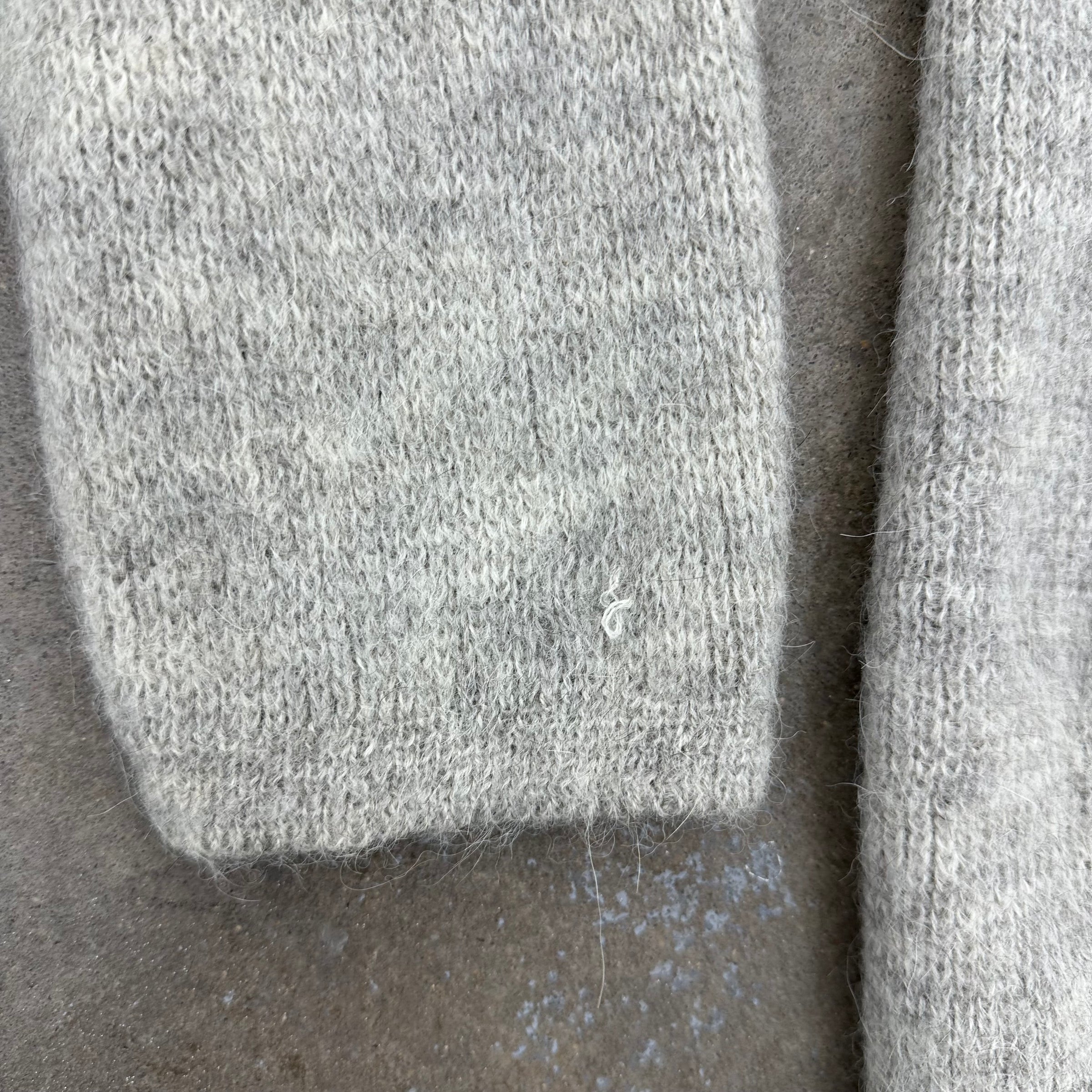 1970’s Superfine Alpaca Wool Cardigan Sweater Medium