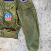 1970’s USAF Patched G-8 WEP Flight Jacket 24” Chest