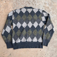 1960’s Diamond Pattern Mohair Sweater Small