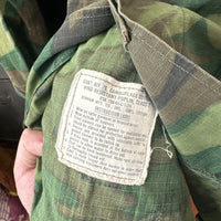 1960’s Vietnam War ERDL Camo Jungle Jacket Medium Short