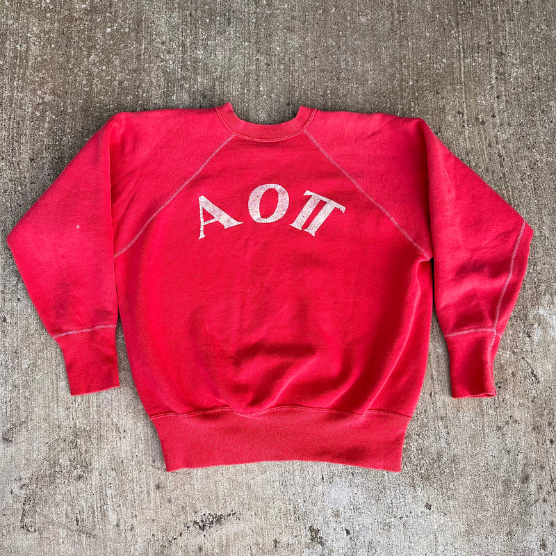 1960’s Faded Red Sorority Crewneck Sweatshirt Medium