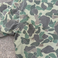 1960’s Kamo Brand 13 Star Button Duck Hunter Camo Shirt 23.5” Chest