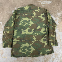 1960’s Vietnam War ERDL Camo Poplin Jungle Jacket Medium Regular