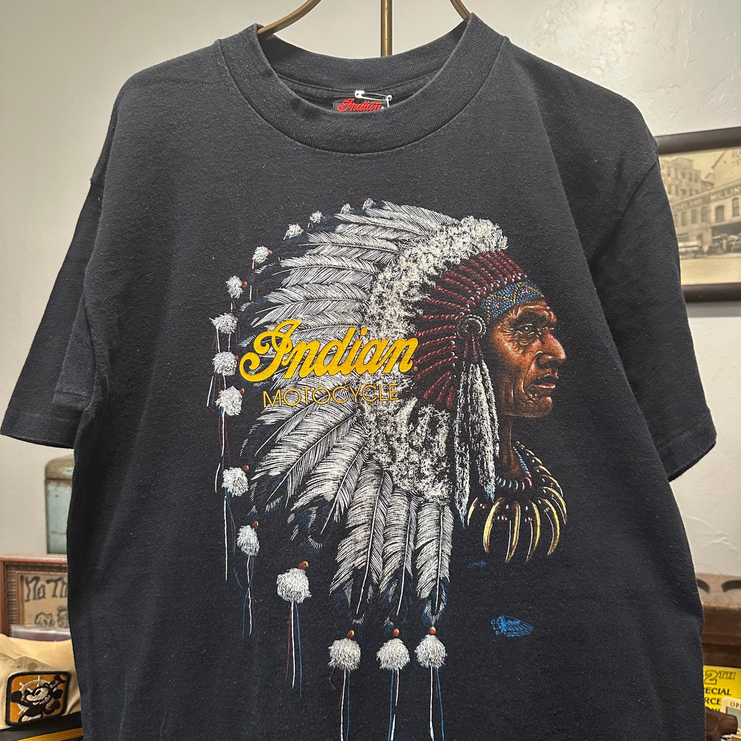 1990’s Indian Motorcycle Repair Shop T-Shirt Medium