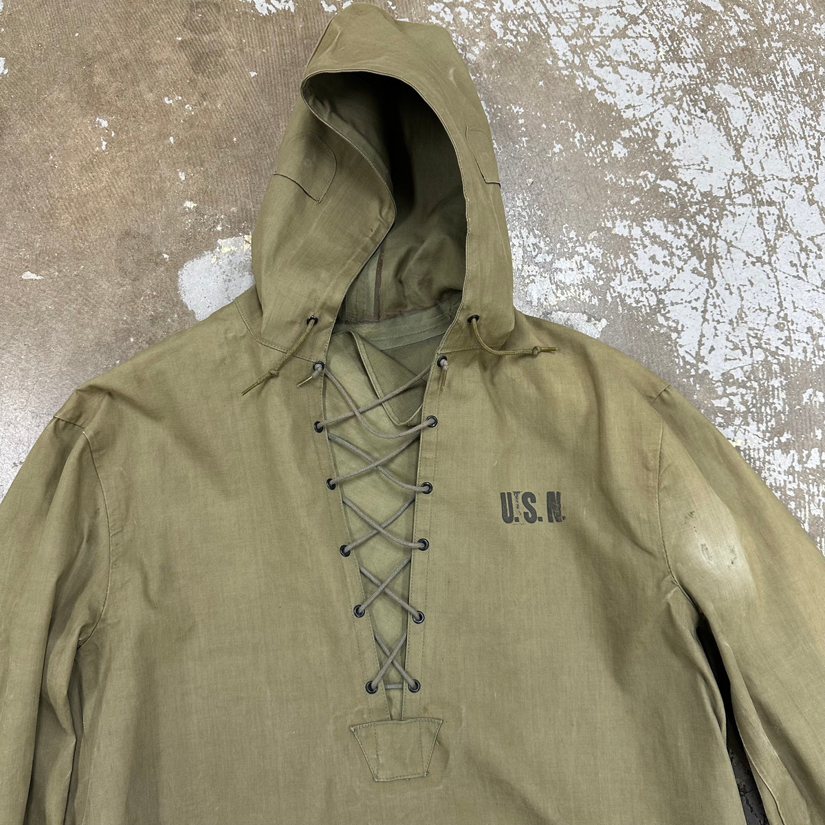 1940’s WWII USN Wet Weather Parka Size Small