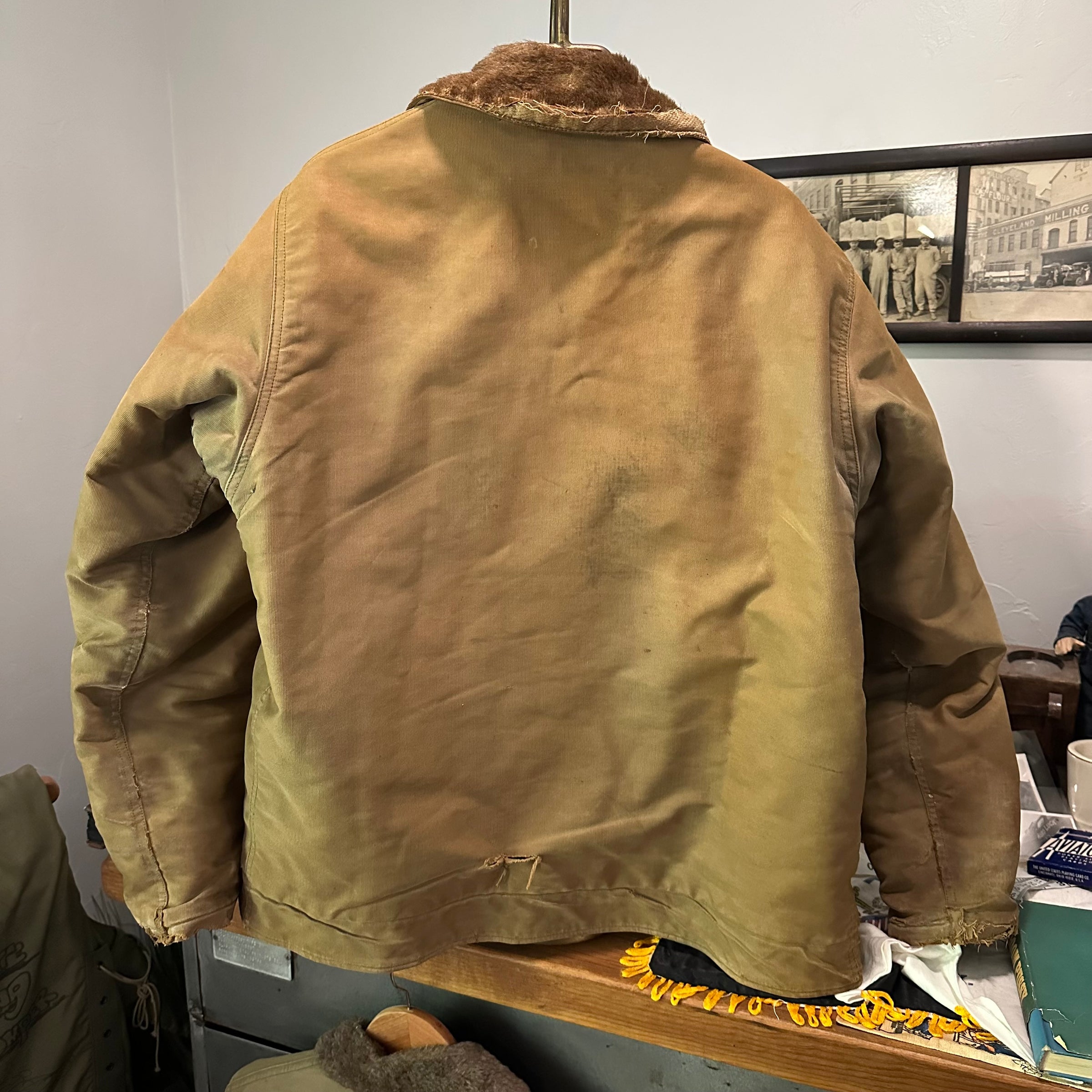 1940’s WWII USN N-1 Deck Jacket Size 42