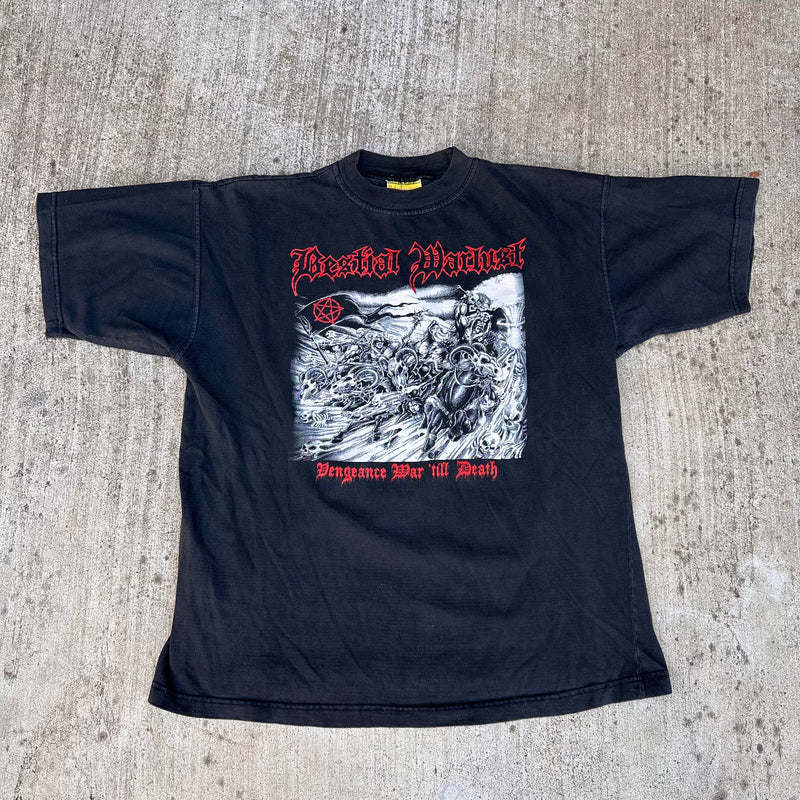 1994 Bestial Warlust “Vengeance War ‘Til Death” Album T-Shirt L/XL