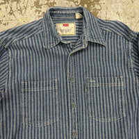 1990’s Levi’s Jeanswear Striped Denim Shirt Medium