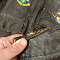 1980’s USN G-1 Leather Flight Jacket Size 44