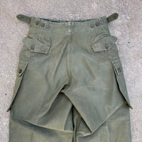 1960’s Dutch Military Fatigue Pants 31” Waist