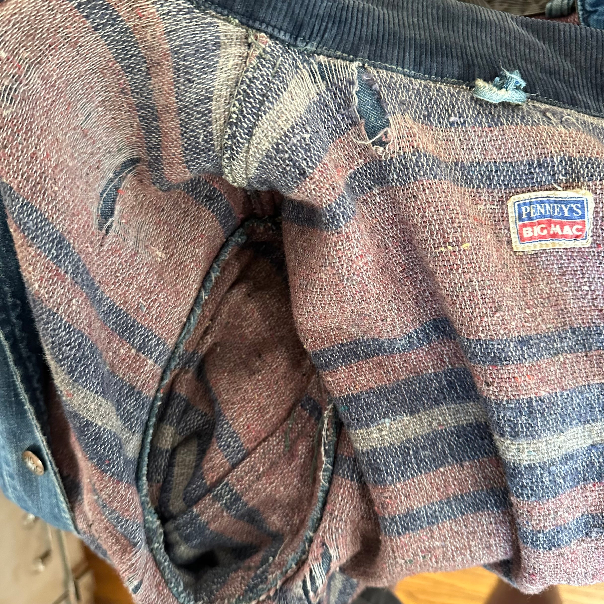 1950’s Penney’s Big Mac Blanket Lined Denim Chore Jacket