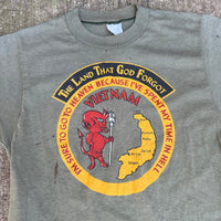 1970’s Vietnam War Devil Souvenir T-Shirt Small