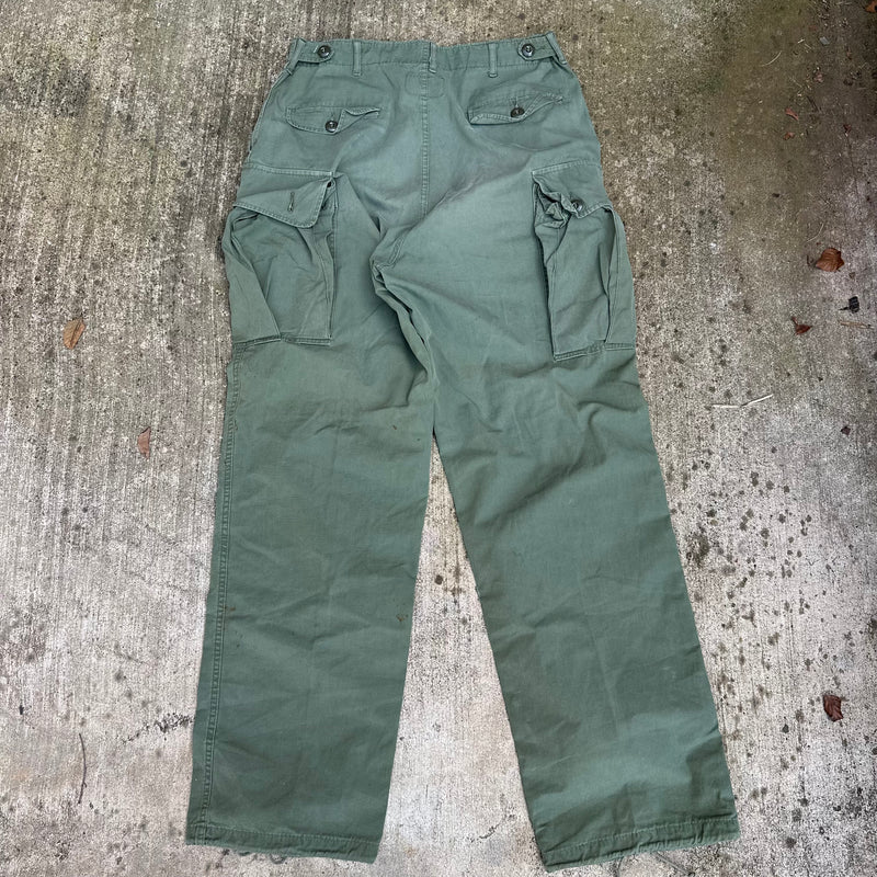 1960’s Vietnam War First Pattern Jungle Trousers Medium Long