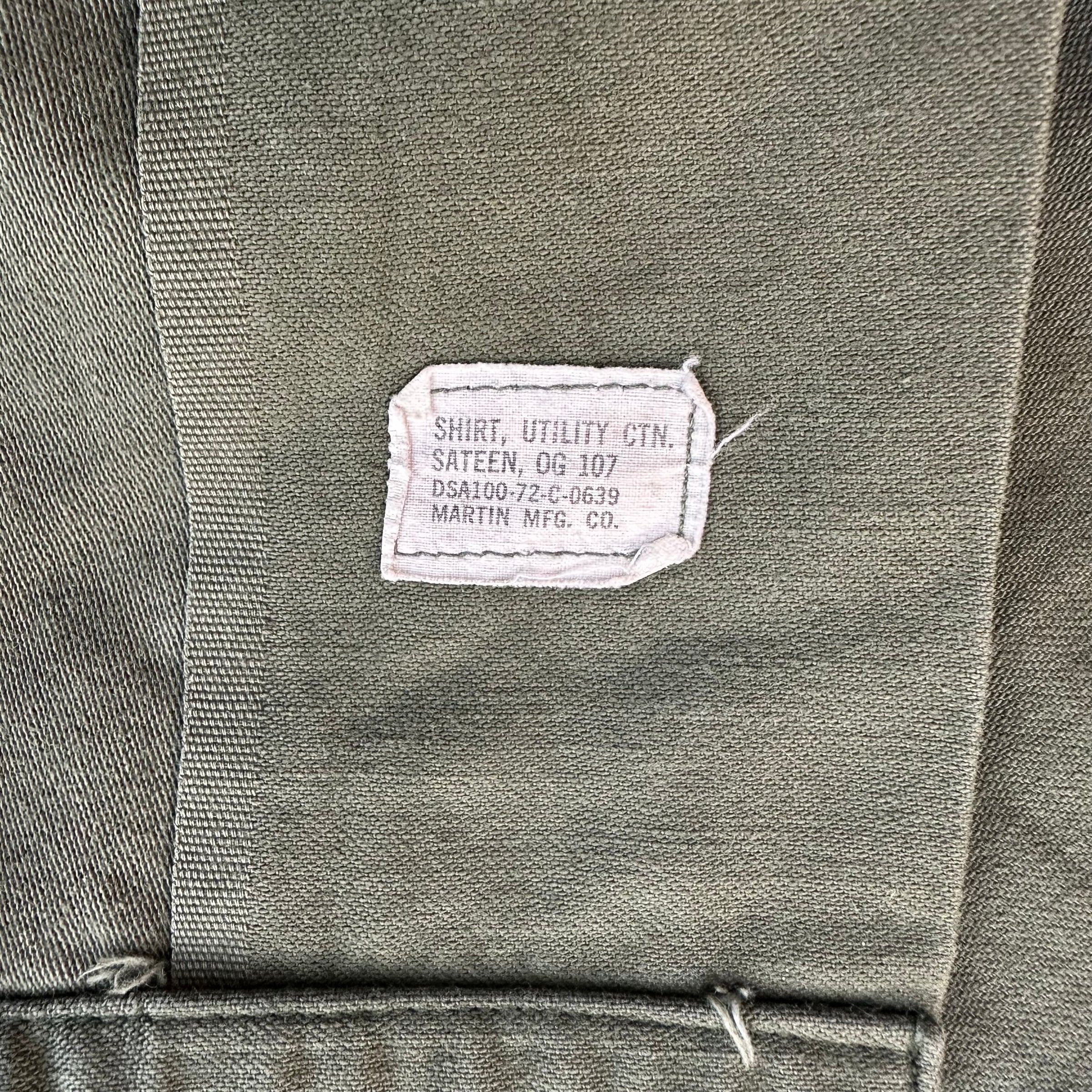 1970’s US Navy NBG Beachmaster Unit 1 Patched Fatigue Shirt