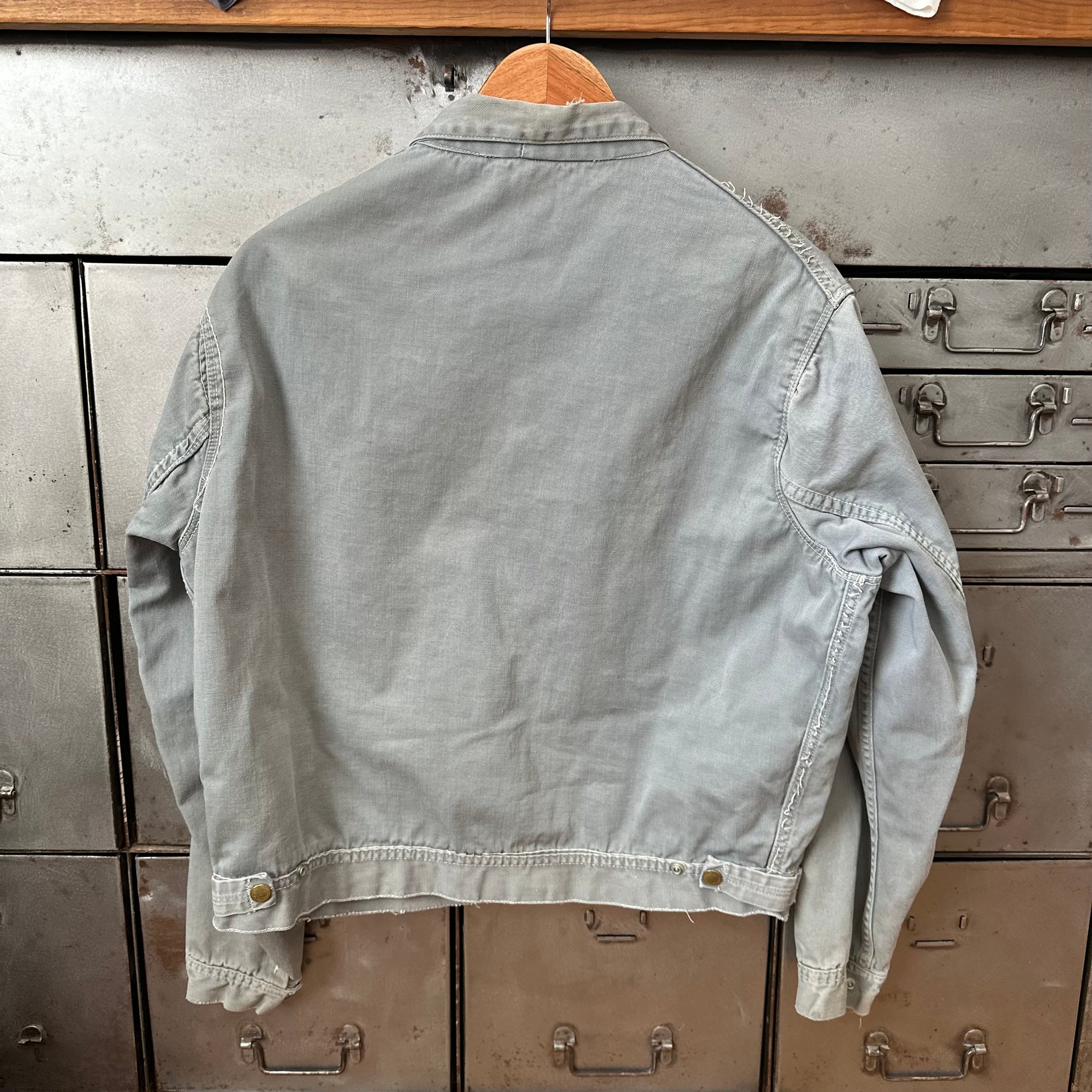 1950’s/60’s Duck Head Plaid Cotton Lined Work Jacket Large