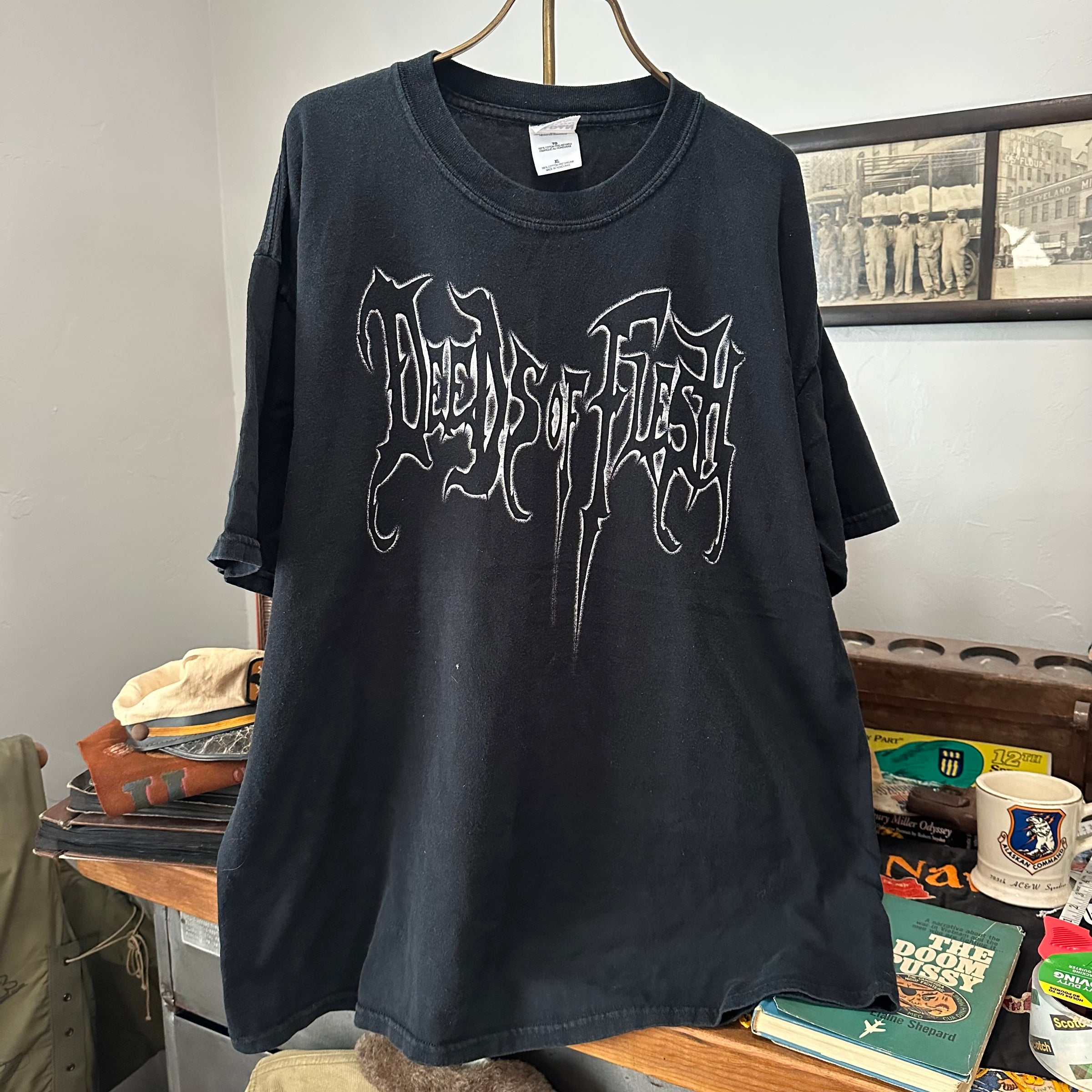 2001 Deeds of Flesh Mark of the Legion Album T-Shirt XL