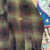 1960’s Levi’s Shadow Plaid Wool Flannel Shirt 23” Chest