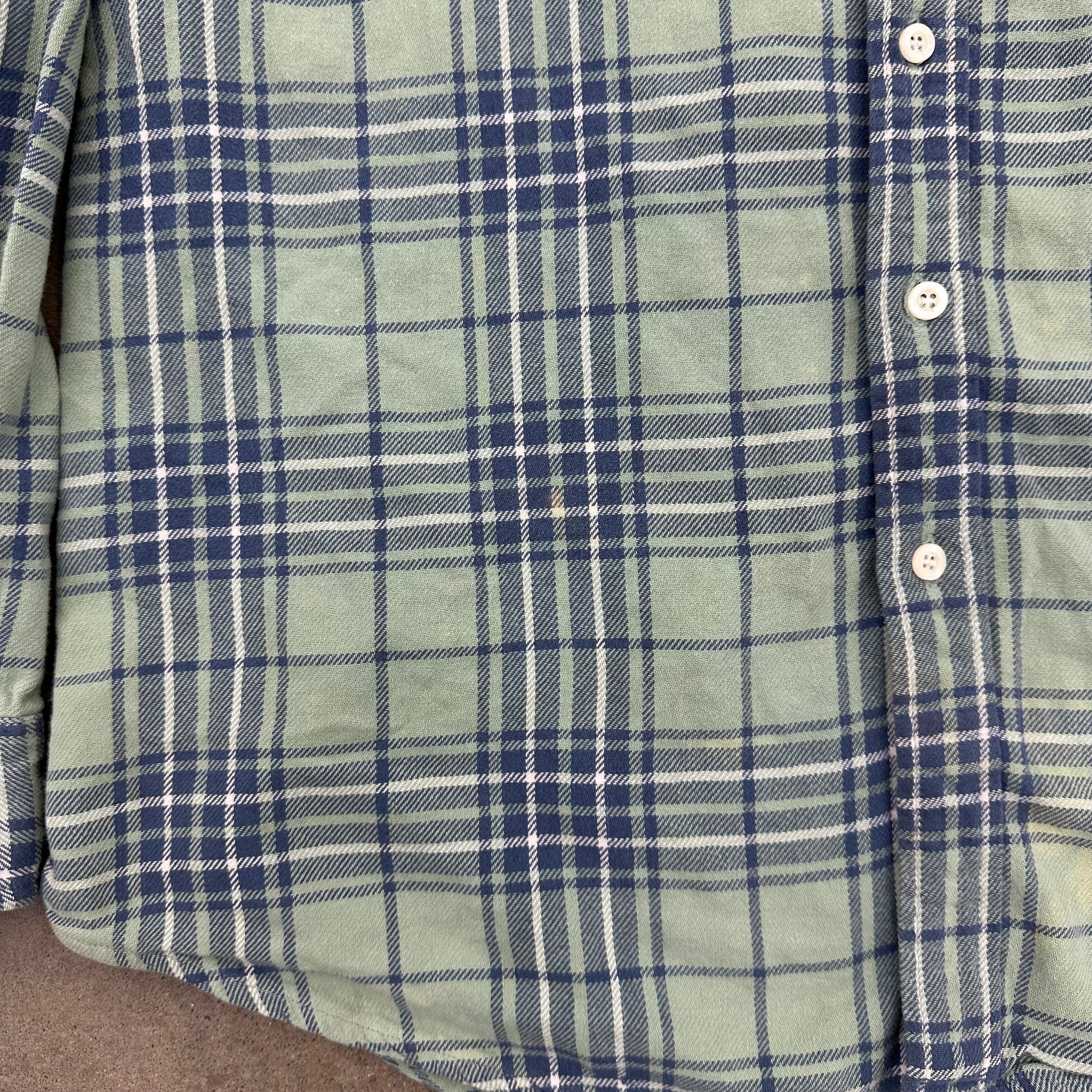 1990’s Gap Plaid Cotton Flannel Shirt XL