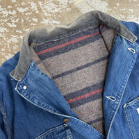 1960’s Montgomery Ward PowrHouse Blanket Lined Denim Chore Jacket