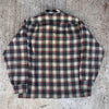 1960’s Pendleton Leather Elbow Patched Wool Plaid Board Shirt Medium