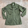 1960’s Near Mint Experimental Rayon/Cotton Jungle Jacket Small Short