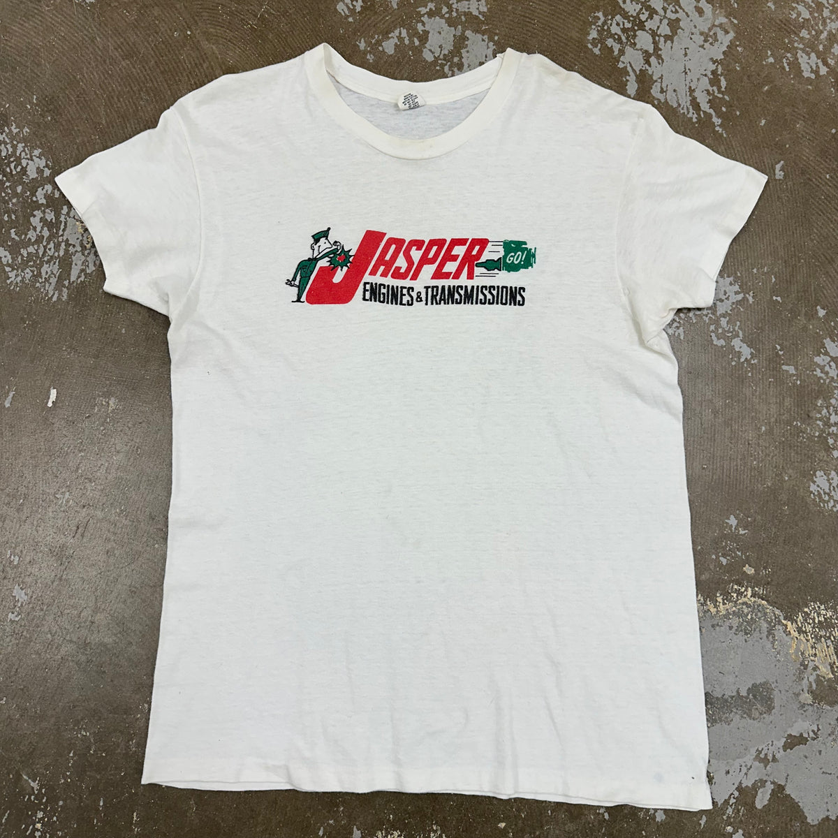 1970’s Jasper Engines Water Print T-Shirt Medium
