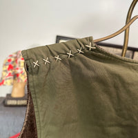 1940’s WWII Stenciled USMC Alpaca Lined Vest 23” Chest
