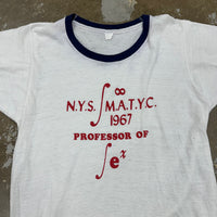 1970’s New York State Professor of Sex Ringer T-Shirt Medium