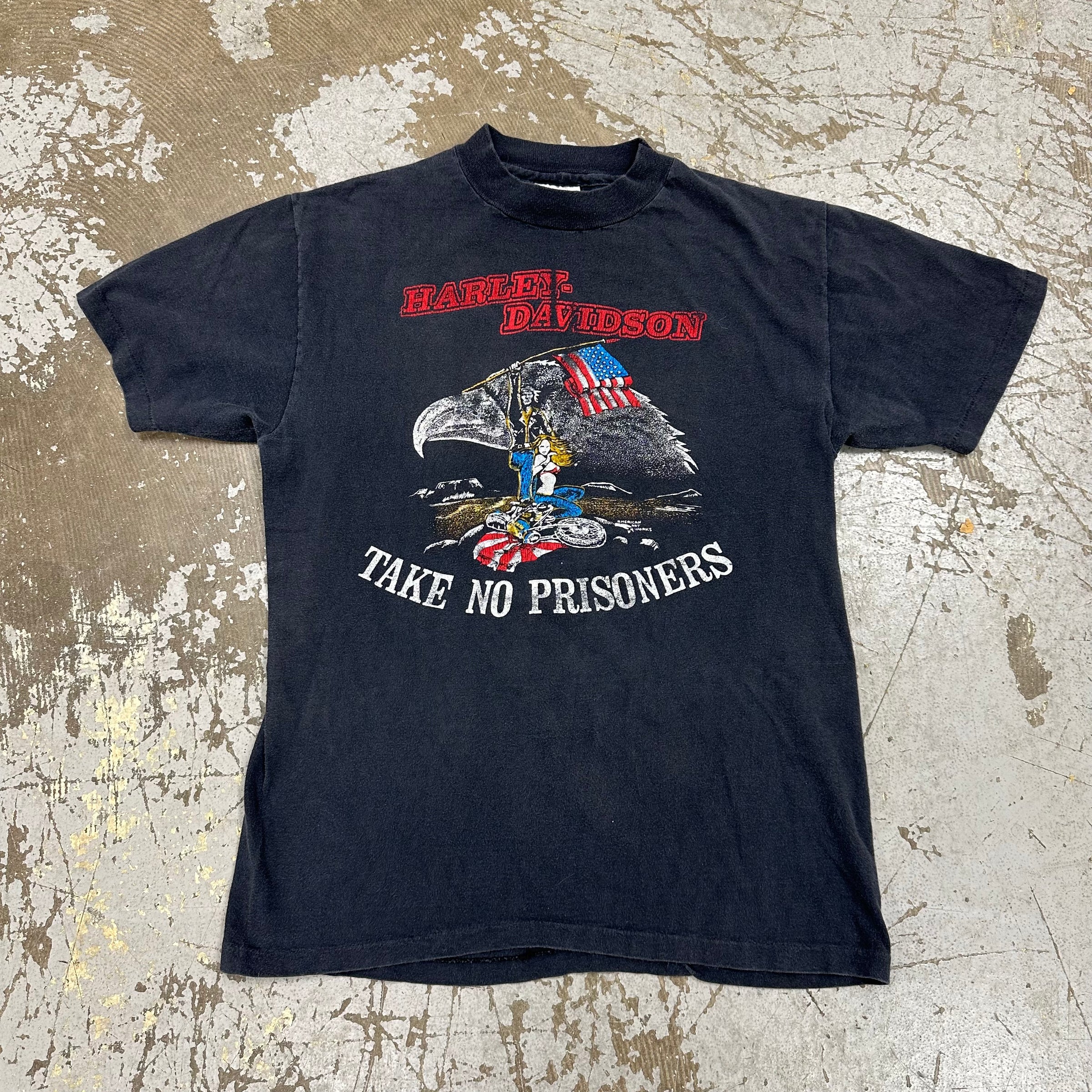 1980’s Harley Davidson Take No Prisoners T-Shirt Medium