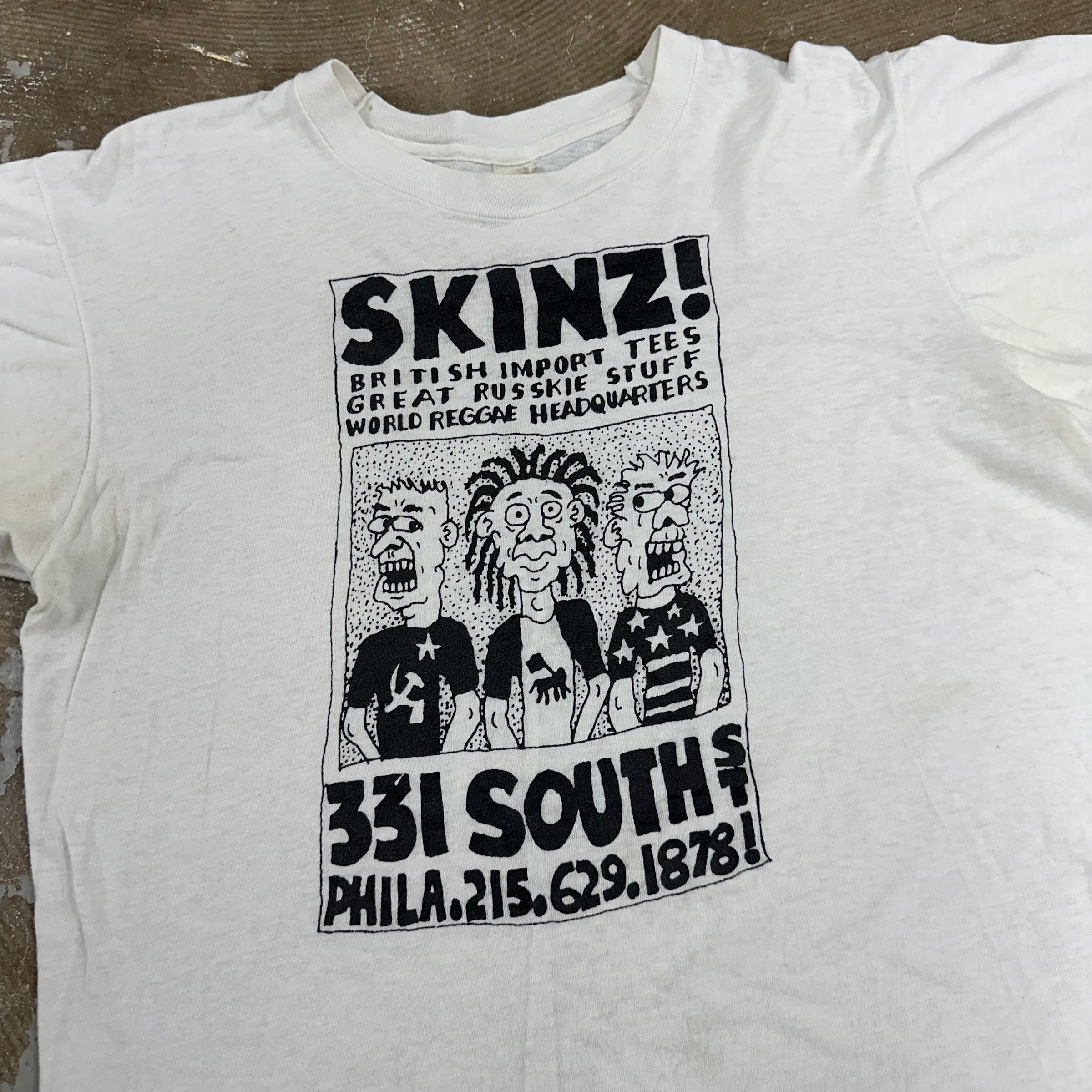 1980’s Skinz Punk Import Store T-Shirt Medium