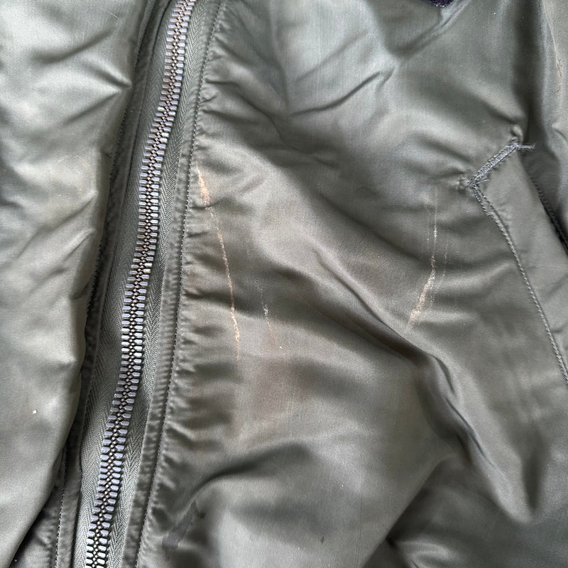 1960’s Patched MA-1 Flight Jacket Large