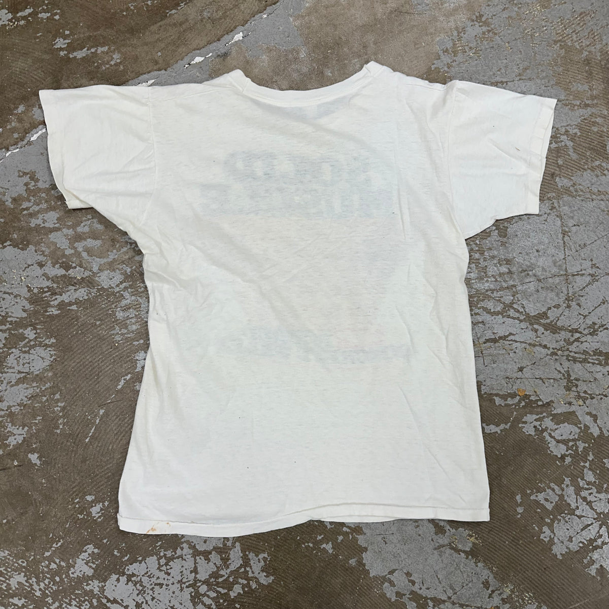 1970’s Solid Muscle Poured Concrete Walls T-Shirt S/M
