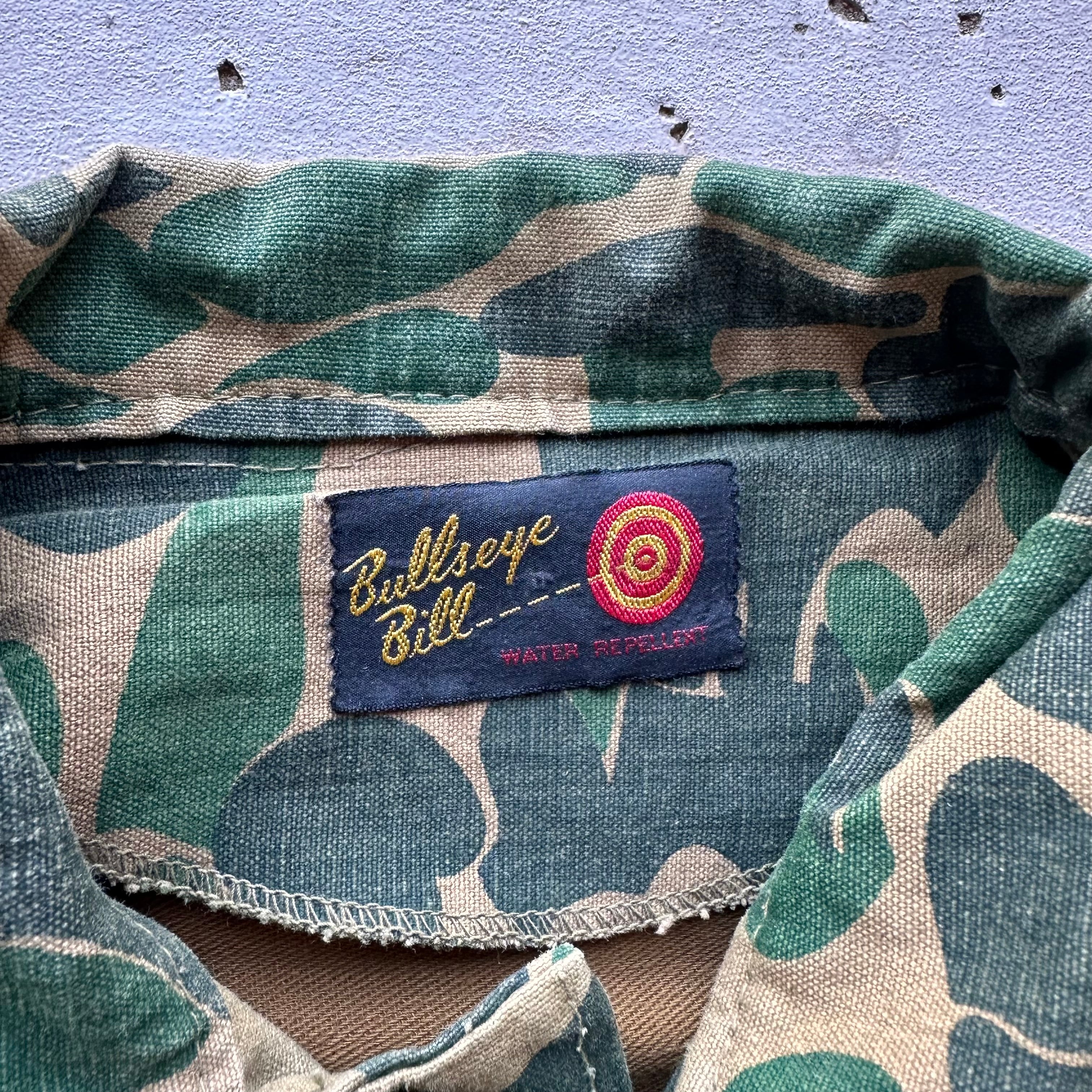 1960's Bullseye Bill Duck Hunter Camo Hunting Jacket Medium