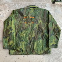 1970’s Vietnam War ERDL Camo Quilted Souvenir Jacket XL/XXL