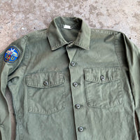1970’s US Navy NBG Beachmaster Unit 1 Patched Fatigue Shirt
