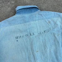 1940’s Stenciled WWII USN Chambray Shirt