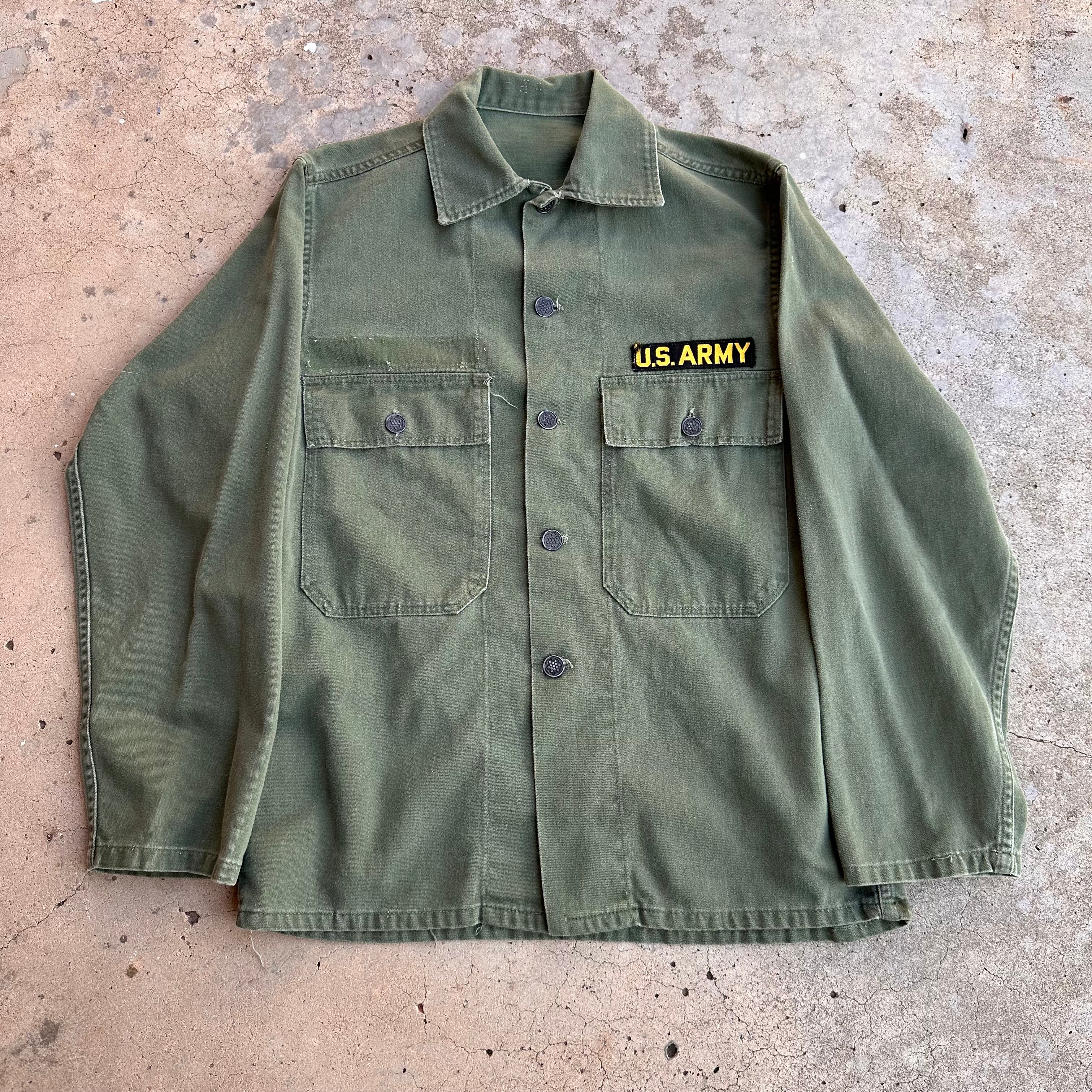 1950's US Army First Pattern OG-107 Fatigue Shirt Small – Little