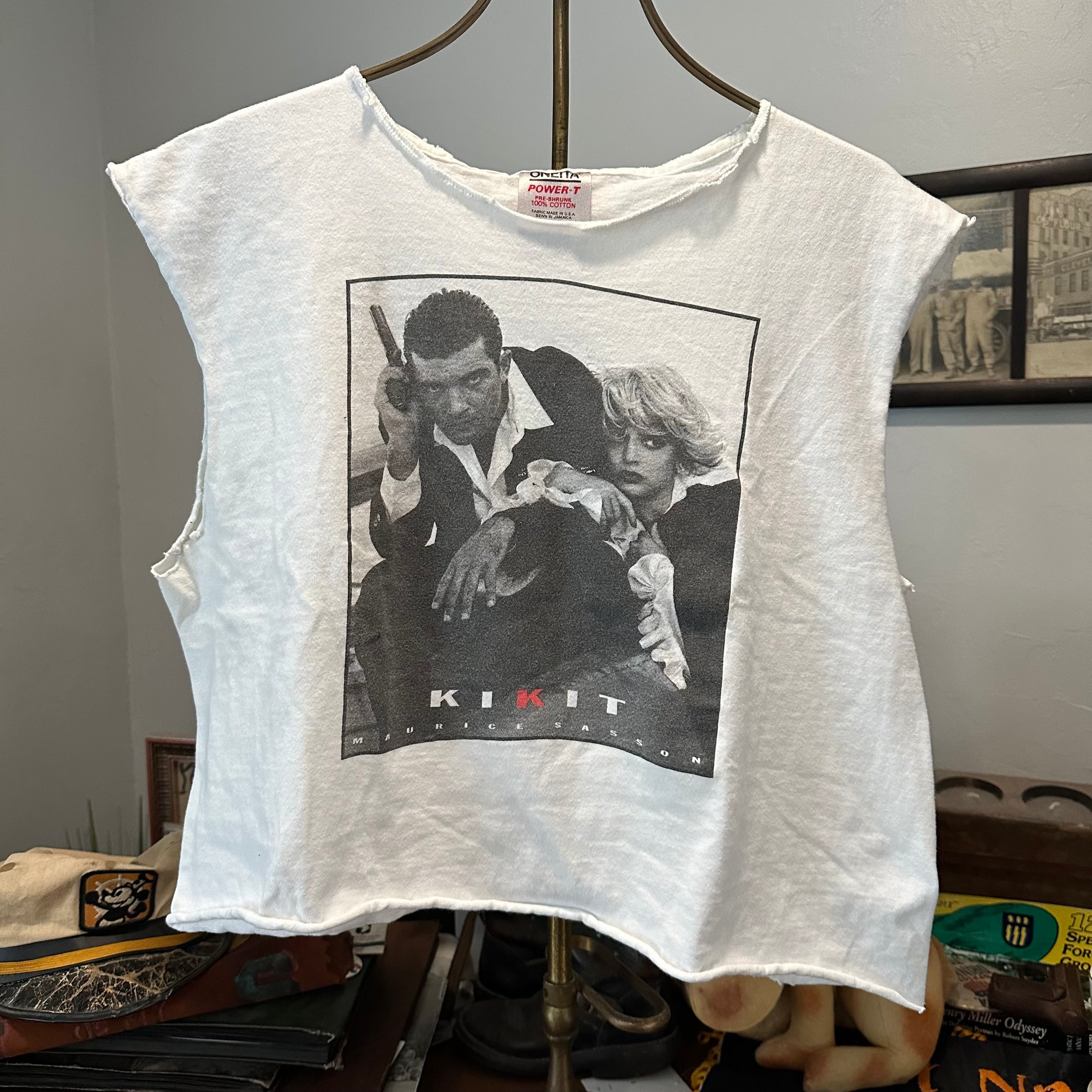 1990 Kikit Maurice Sasson Chopped T-Shirt Medium