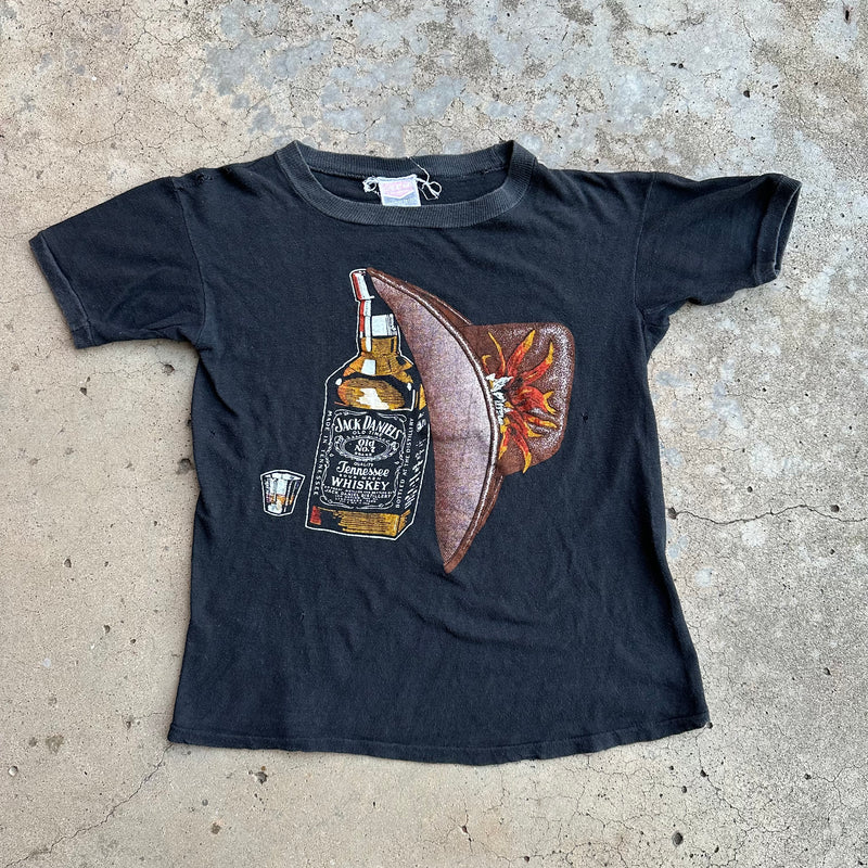 1980’s Jack Daniels Cowboy Hat T-Shirt XS/S