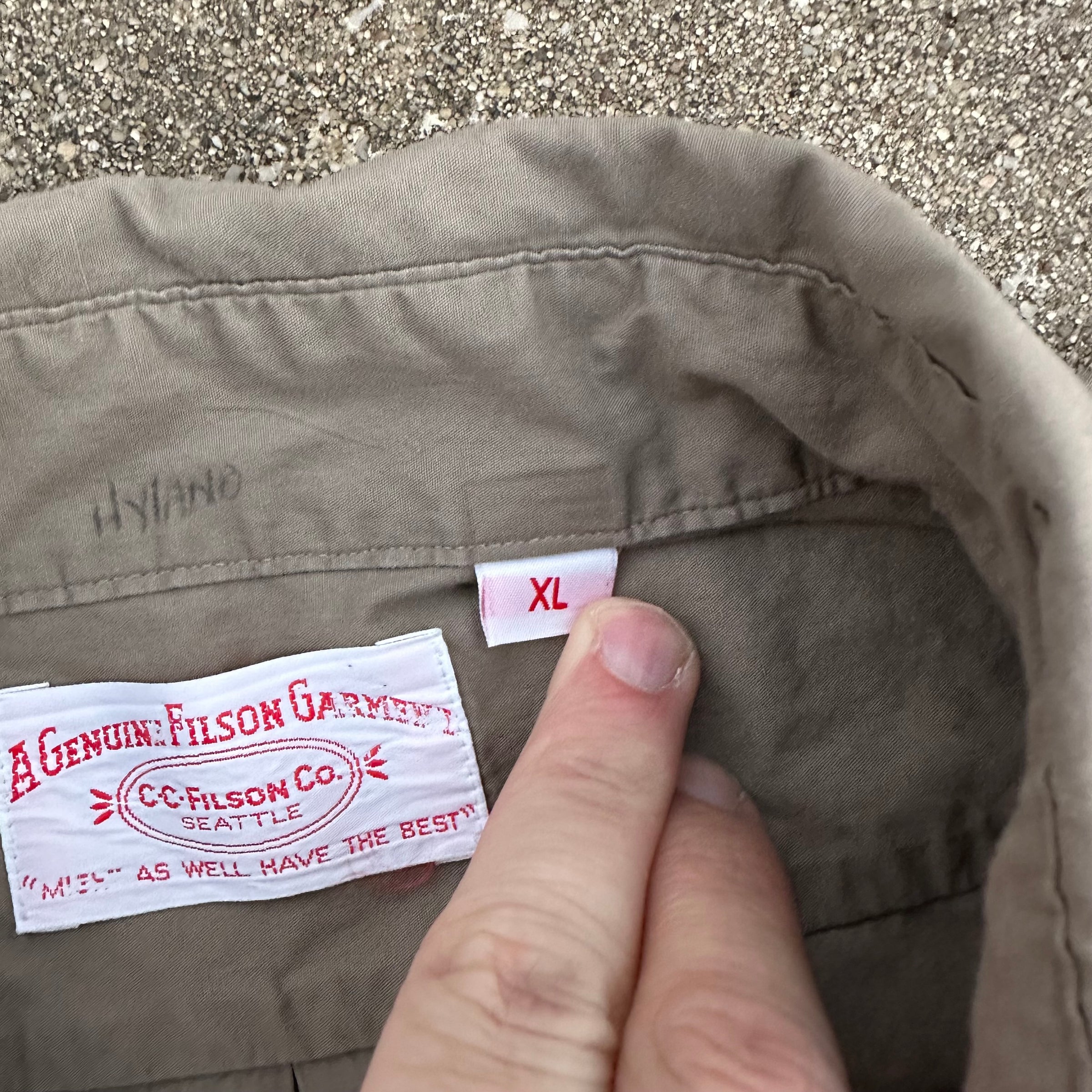 1990’s/2000’s Filson Style 652 Lightweight Cotton Button Down Shirt XL