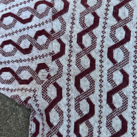 1950’s Barclay Playshirt Rockabilly Helix Pattern Cotton Short Sleeve Sweater