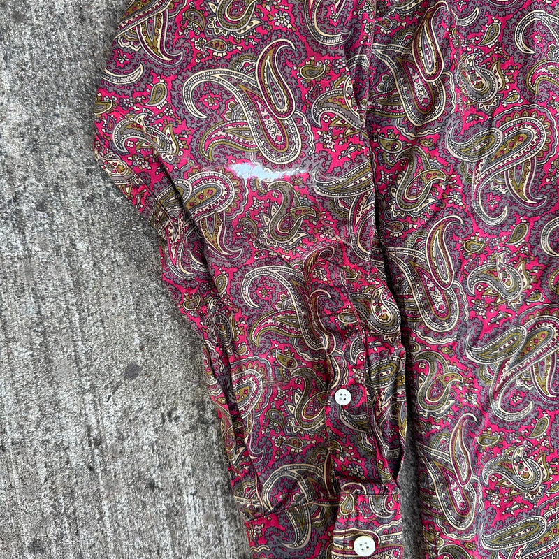 1990’s J Crew Paisley Button Down Shirt Large
