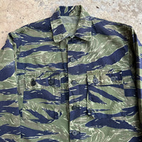 1960’s Vietnam War TO78 Okinawa Tiger Stripe Camo Shirt A-L