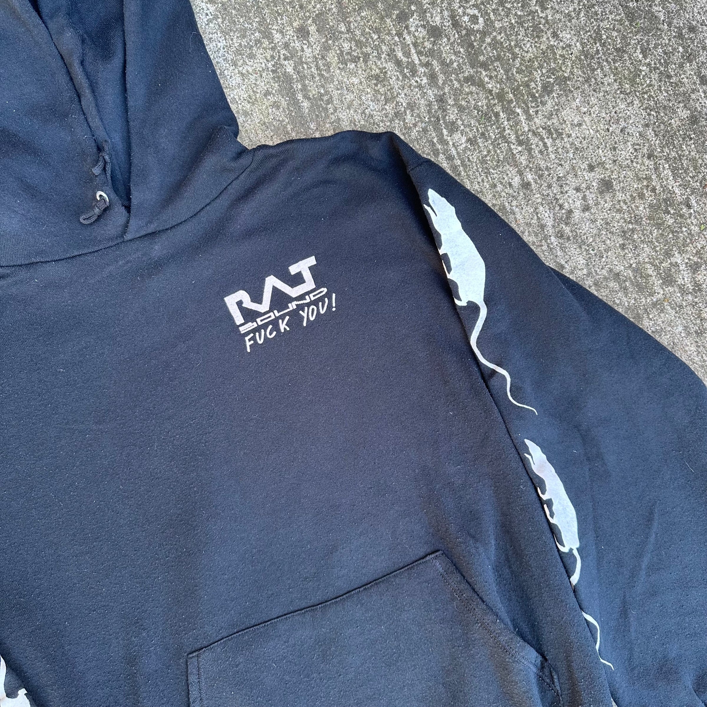 1980’s Rat Sound Systems Hooded Sweatshirt Medium