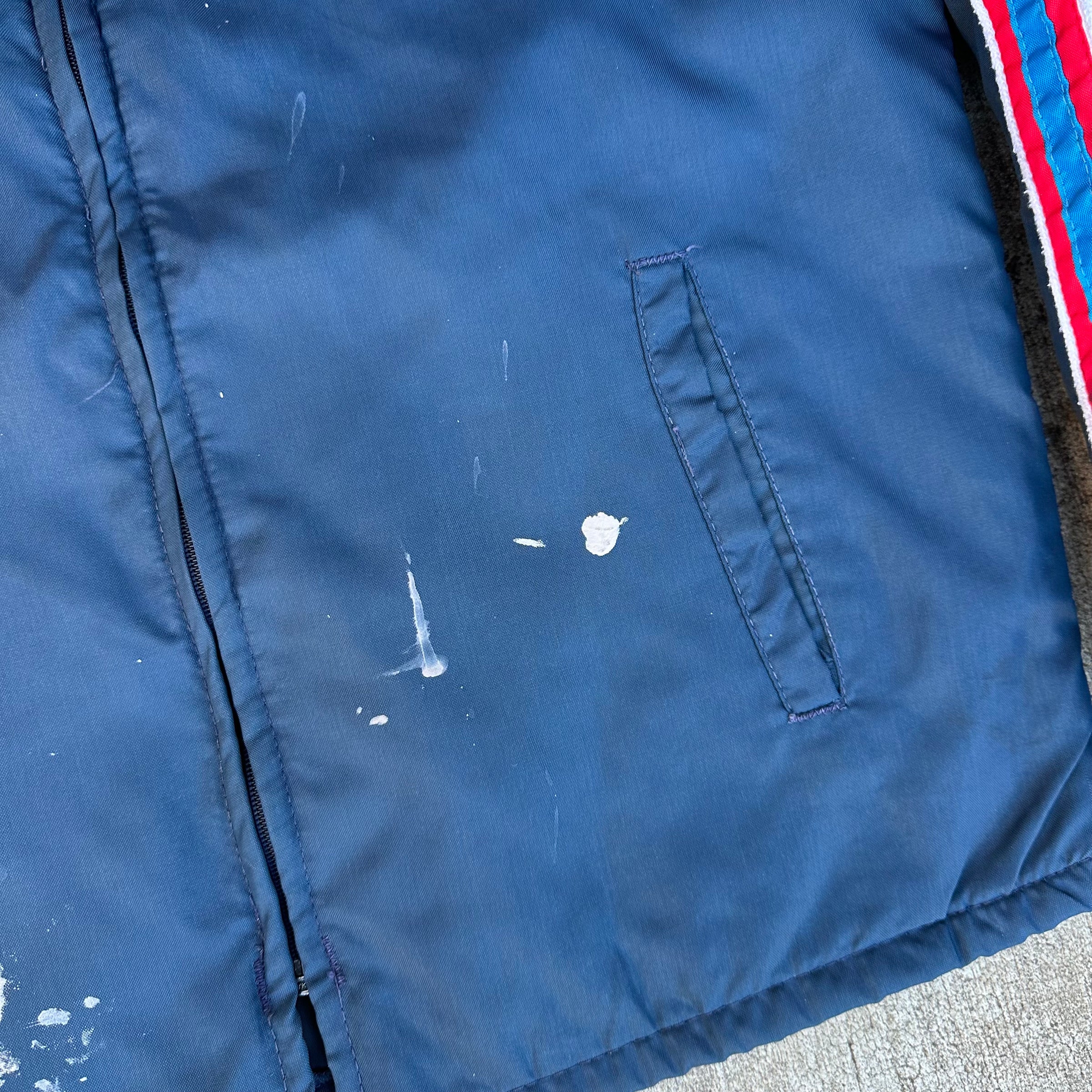 1970’s/80’s Chrysler Mopar Direct Connection Employee Quilted Work Jacket Medium