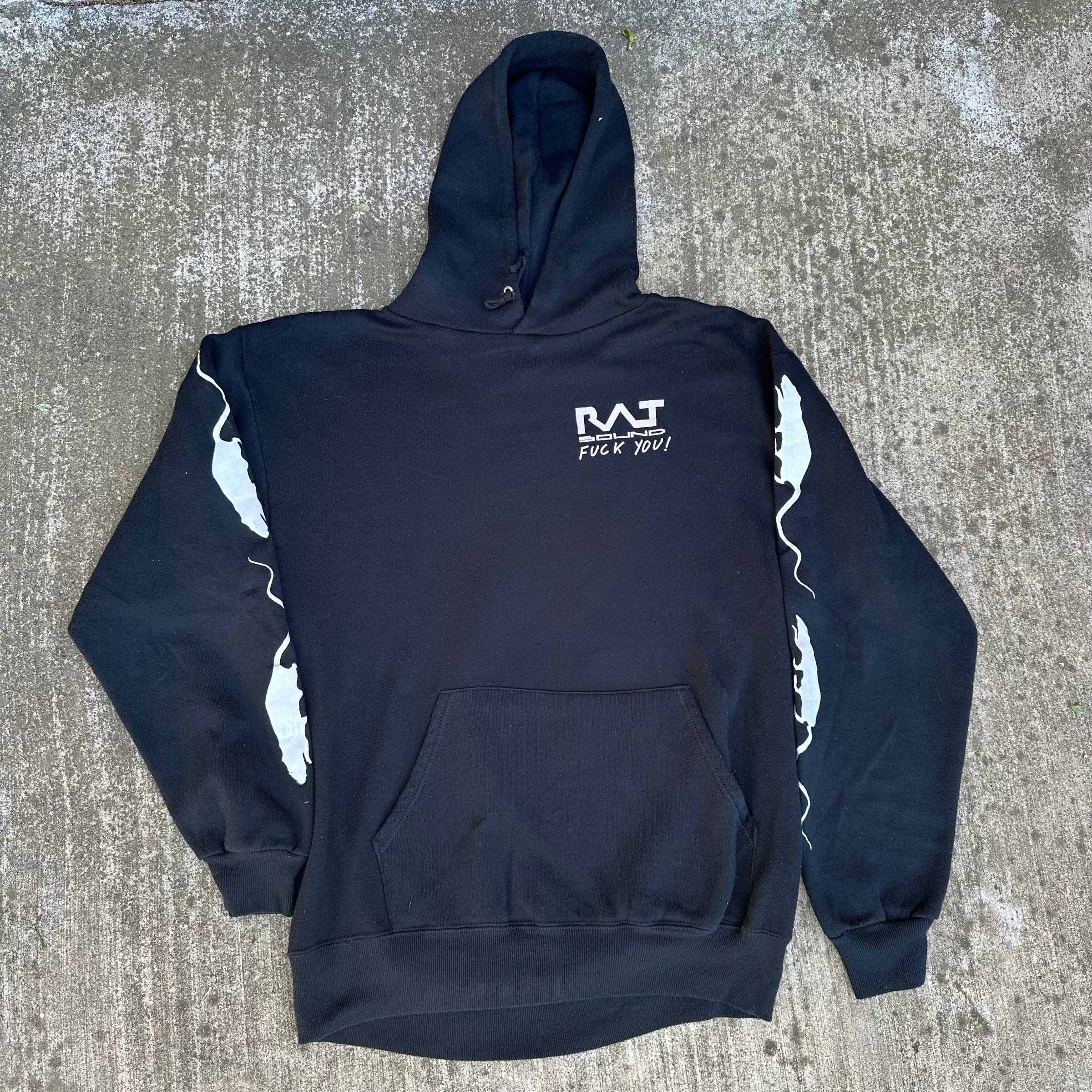 1980’s Rat Sound Systems Hooded Sweatshirt Medium